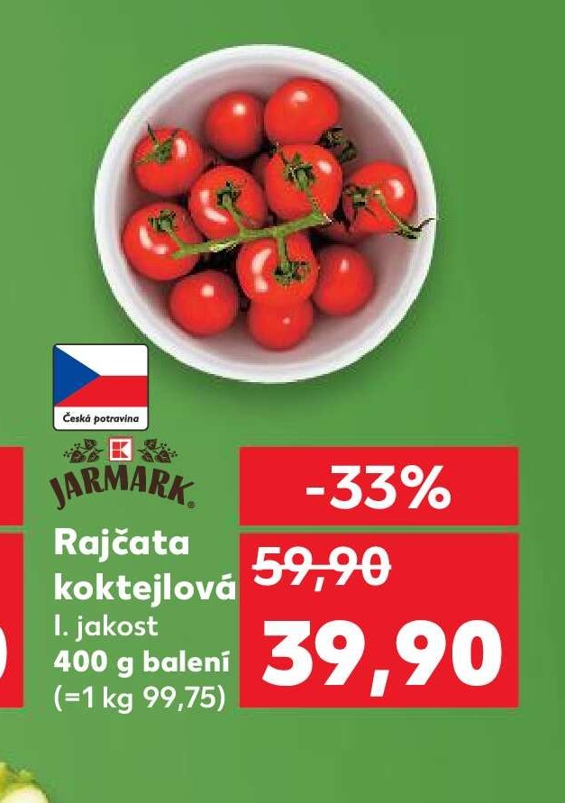 Rajčata koktejlová 400 g