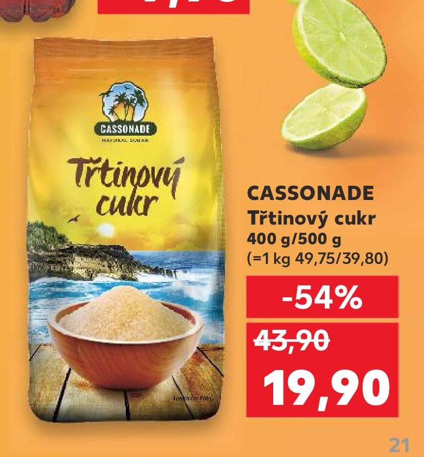 Cassonade třtinový cukr