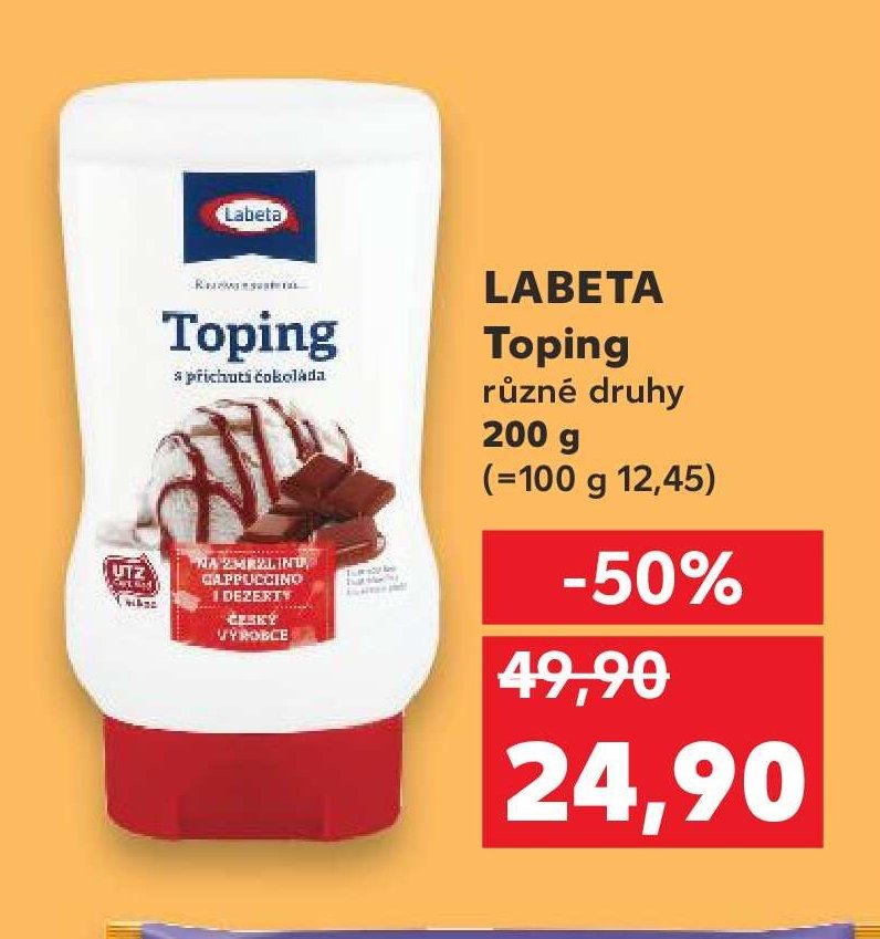 LABETA Toping různé druhy