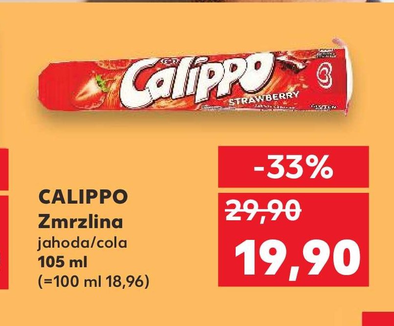 CALIPPO Zmrzlina jahoda/cola