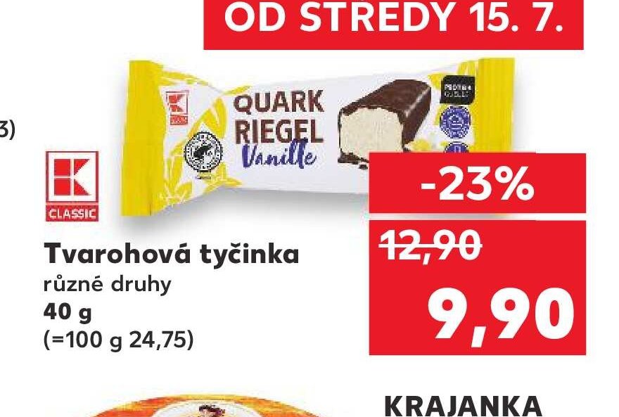 Tvarohová tyčinka 40 g