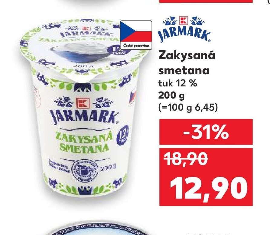JARMARK Zakysaná smetana 200 g