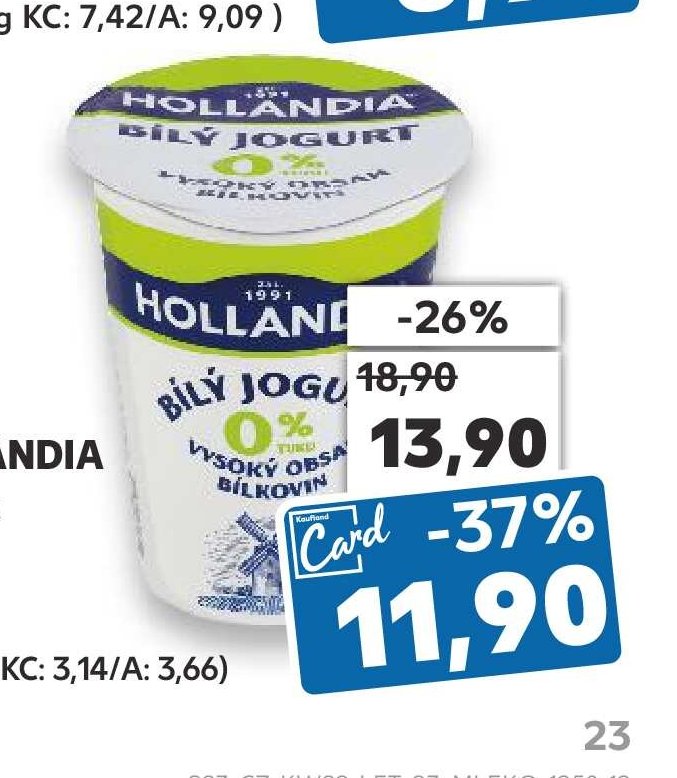 HOLLANDIA Jogurt 380 g
