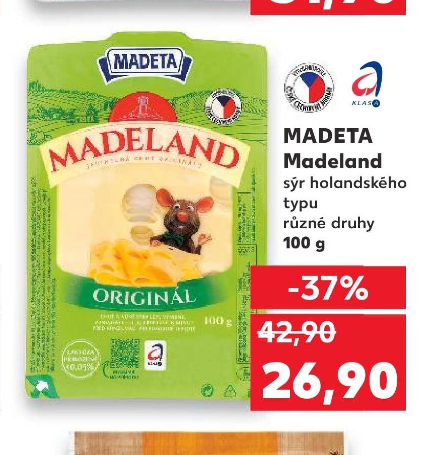MADETA Madeland sýr holandského typu