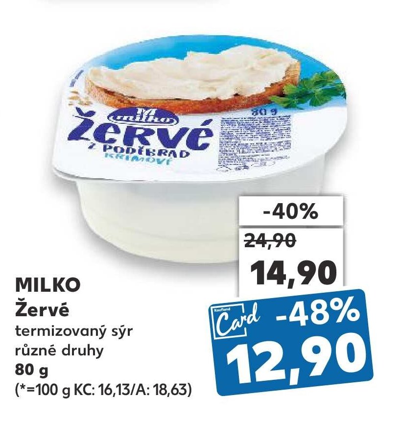 MILKO Žervé termizovaný sýr
