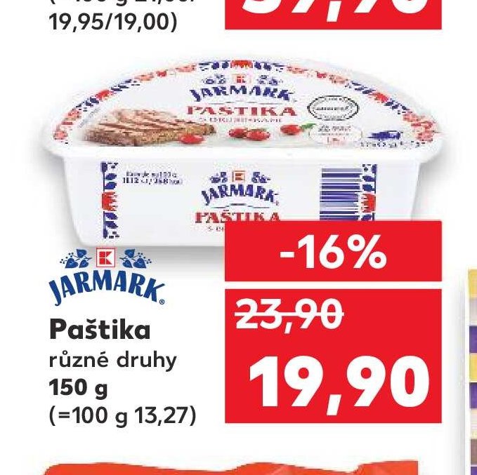 JARMARK Paštika různé druhy 150 g