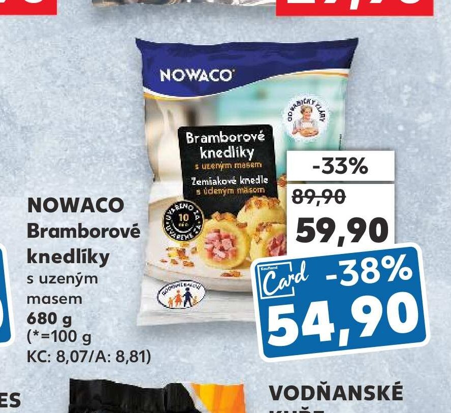 NOWACO Bramborové knedlíky