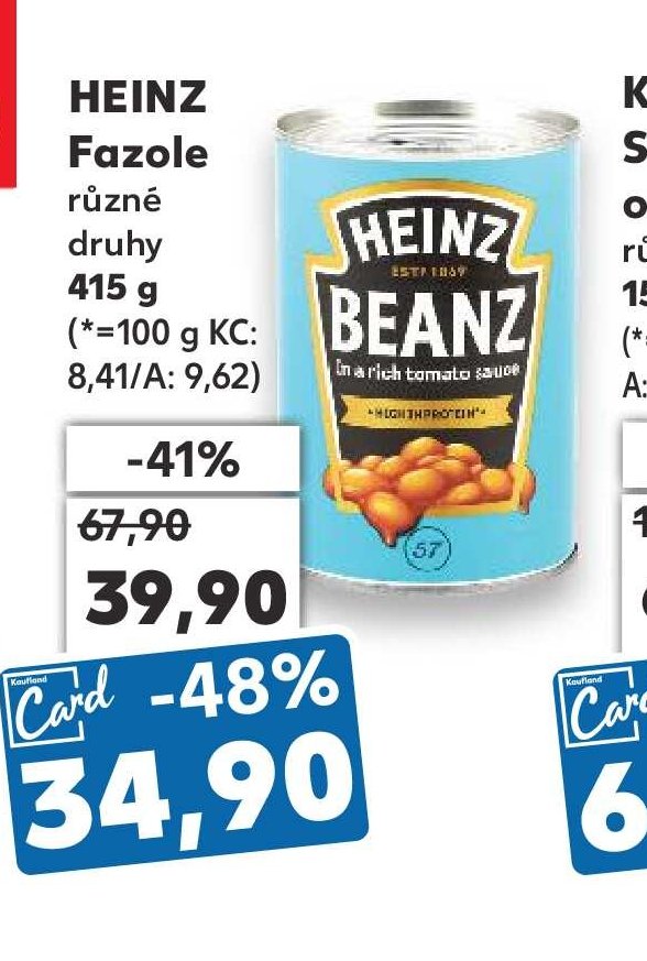HEINZ Fazole 415 g