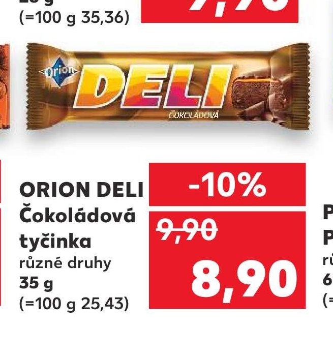 ORION DELI Čokoládová tyčinka