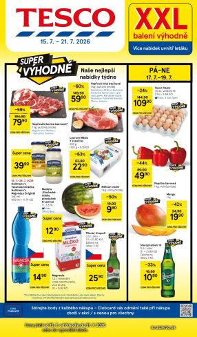 aktuální leták Tesco 15.7.2026-21.7.2026
