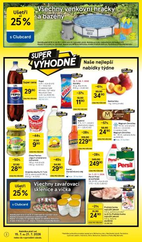 aktuální leták Tesco 15.7.2026-21.7.2026