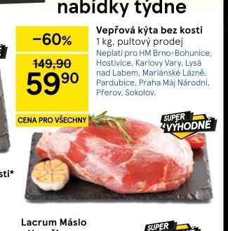 Vepřová kýta bez kosti