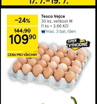 Tesco Vejce