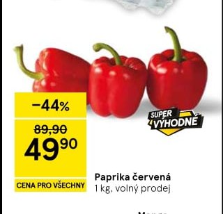 Paprika červená