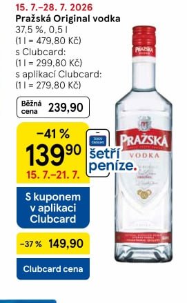 Pražská Original vodka