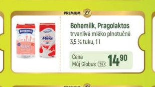 Bohemilk, Pragolaktos trvanlivé mléko plnotučné 3,5 % tuku, 1 l