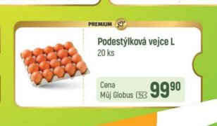 Podestýlková vejce L 20 ks