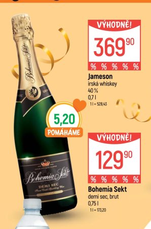 Bohemia Sekt demi sec, brut