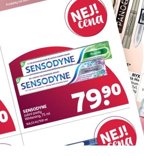 SENSODYNE zubní pasty, různé druhy, 75 ml