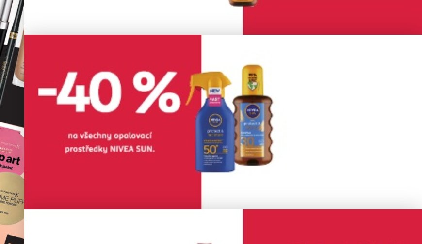 Opalovací prostředky NIVEA SUN