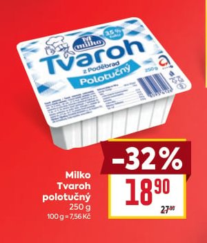 Milko Tvaroh polotučný