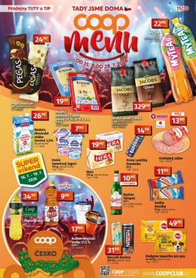 aktuální leták COOP 15.7.2026-28.7.2026