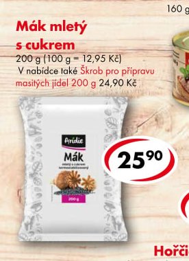 Mák mletý s cukrem