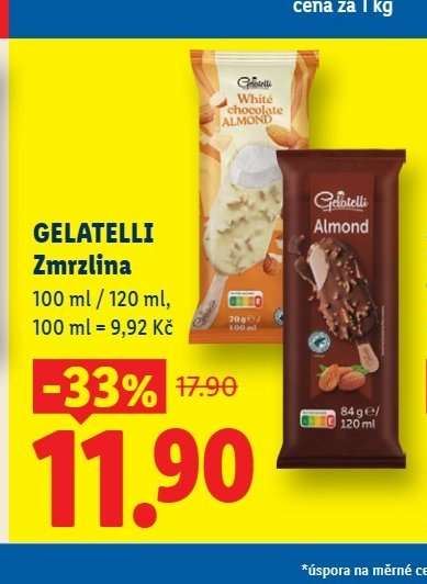 GELATELLI Zmrzlina