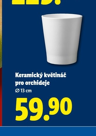Keramický květináč pro orchideje