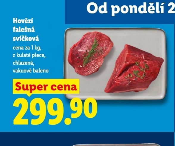 Hovězí falešná svíčková