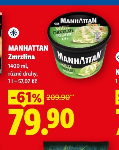 MANHATTAN Zmrzlina