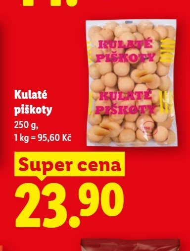Kulaté piškoty