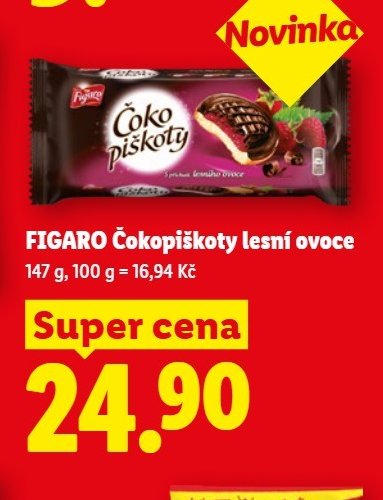 FIGARO Čokopiškoty lesní ovoce