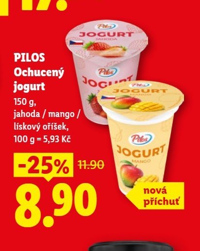 PILOS Ochucený jogurt