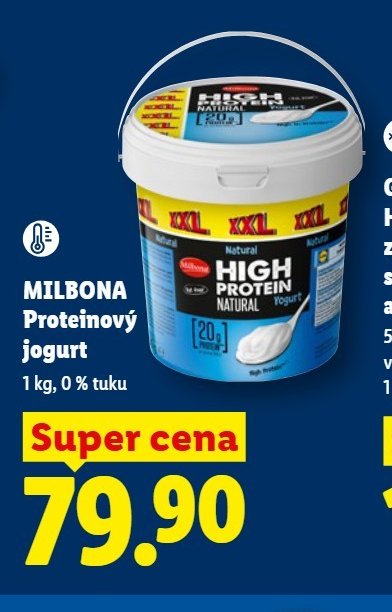 MILBONA Proteinový jogurt