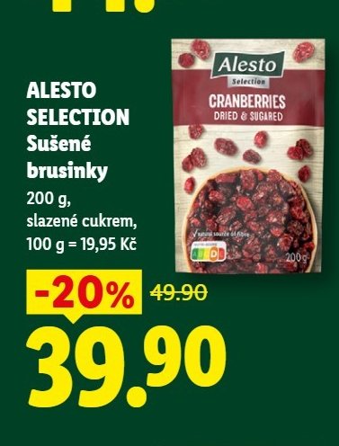 ALESTO SELECTION Sušené brusinky