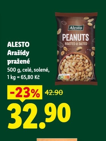 ALESTO Arašídy pražené