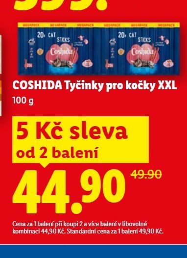 COSHIDA Tyčinky pro kočky XXL