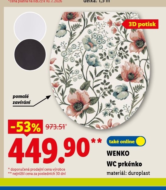 WENKO WC prkénko