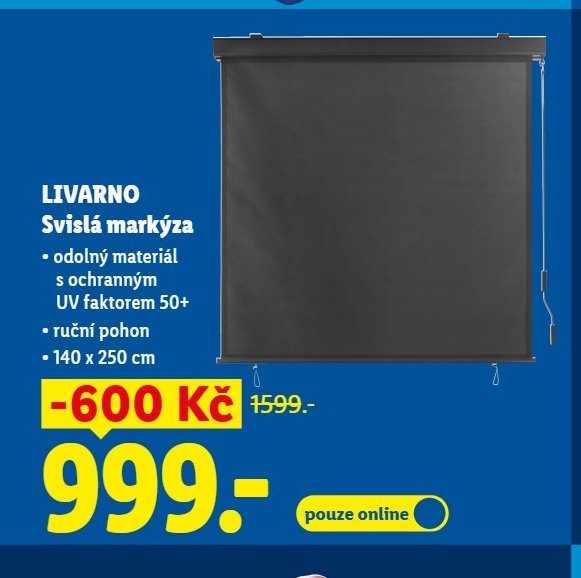 LIVARNO Svislá markýza