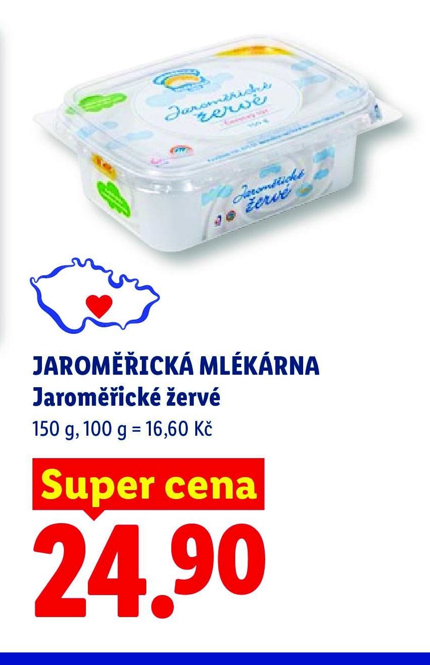 JAROMĚŘICKÁ MLÉKÁRNA Jaroměřické žervé