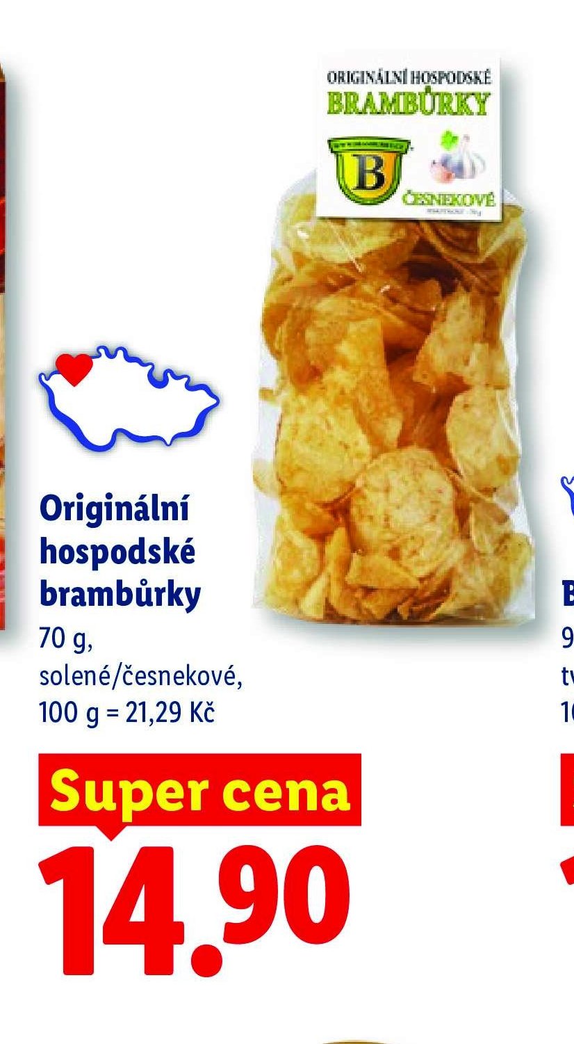 Originální hospodské brambůrky