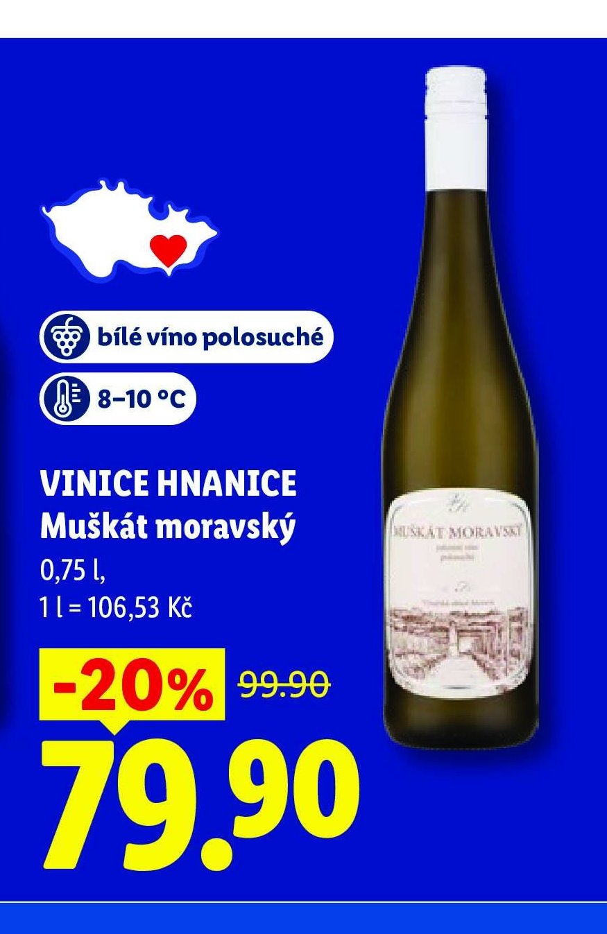 VINICE HNANICE Muškát moravský