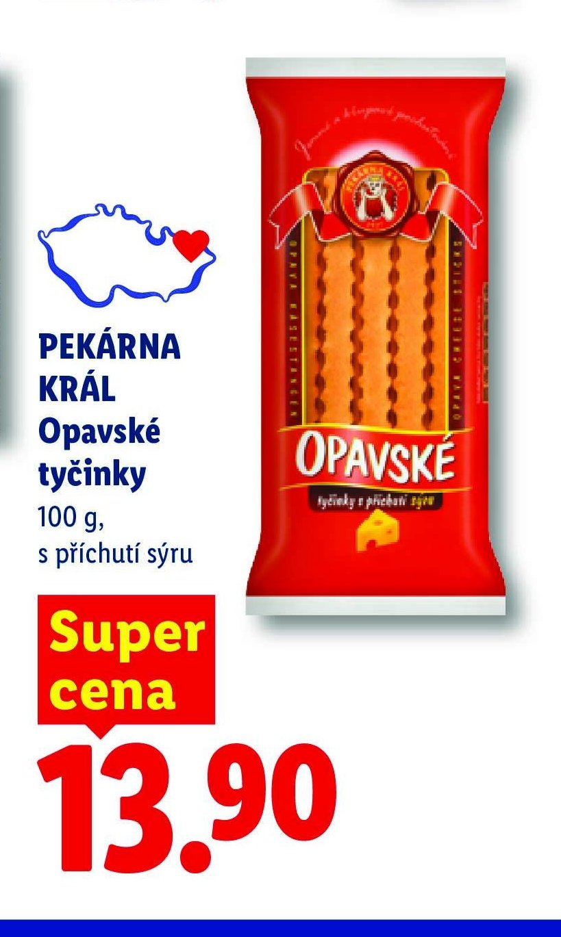 PEKÁRNA KRÁL Opavské tyčinky