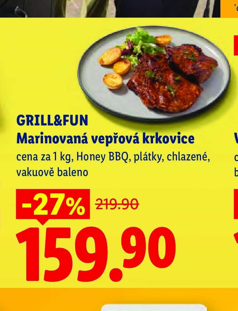 GRILL&FUN Marinovaná vepřová krkovice