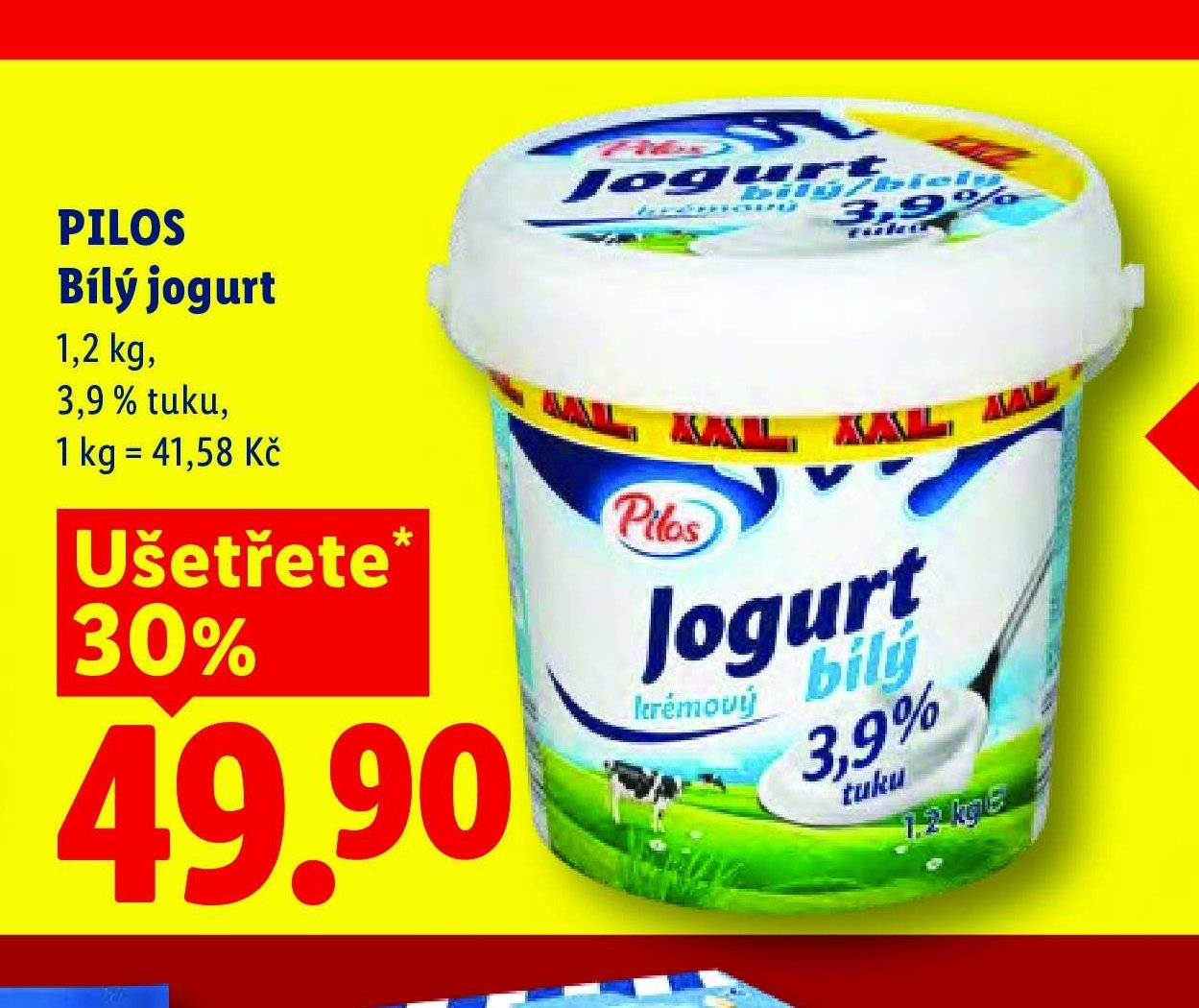 Pilos Bílý jogurt 1,2 kg
