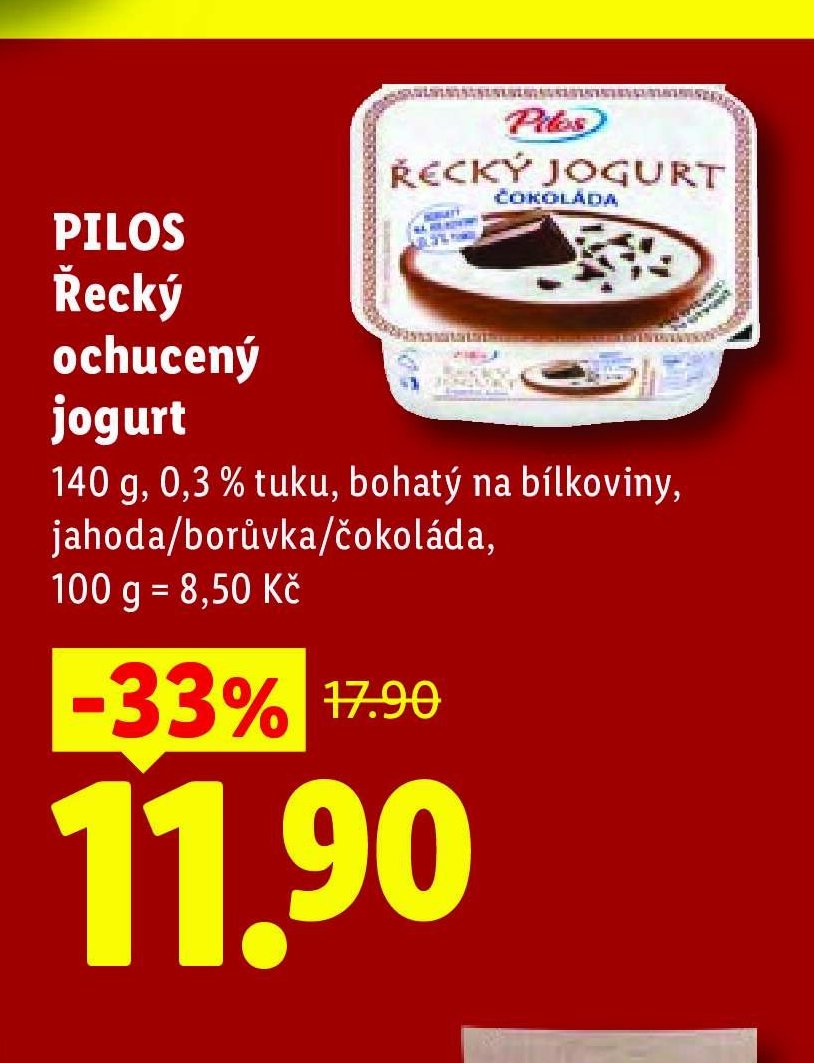 Pilos Řecký ochucený jogurt