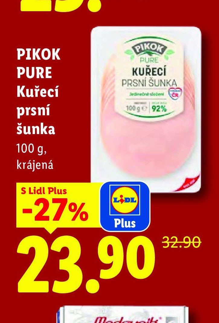 Pikok Pure Kuřecí prsní šunka