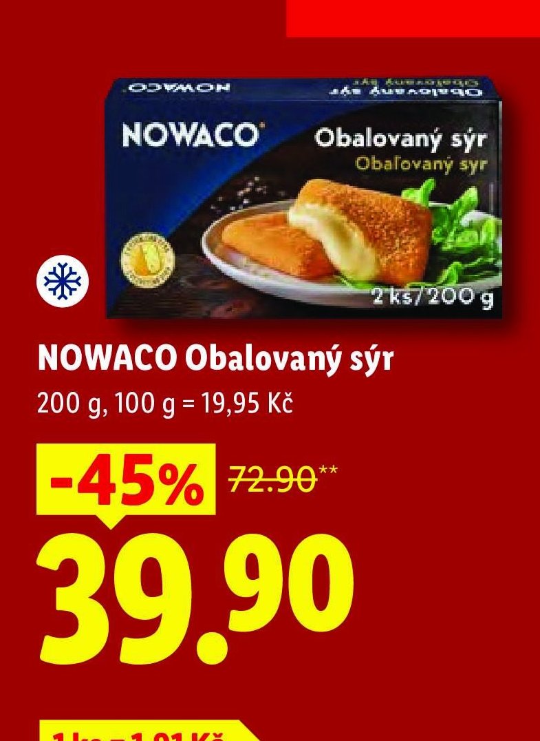 NOWACO Obalovaný sýr 200 g