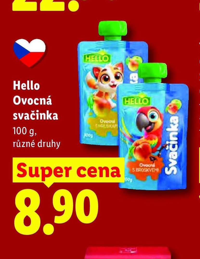 Hello Ovocná svačinka 100 g